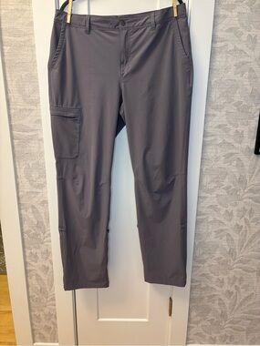 REI CO-OP Kornati Roll-Up Pants Women's 12 Gray Hiking Outdoor Casual SPF